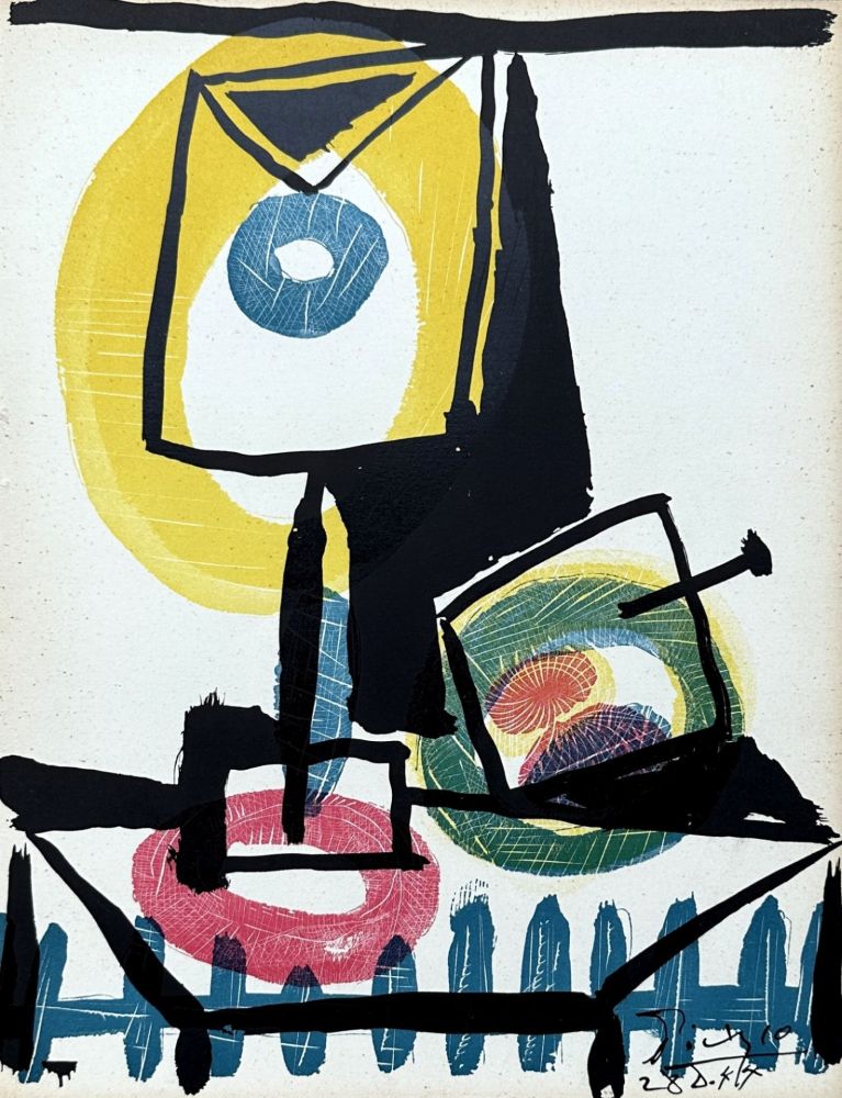 ポイントーセッシュ Picasso - Nature morte au verre et à la pomme