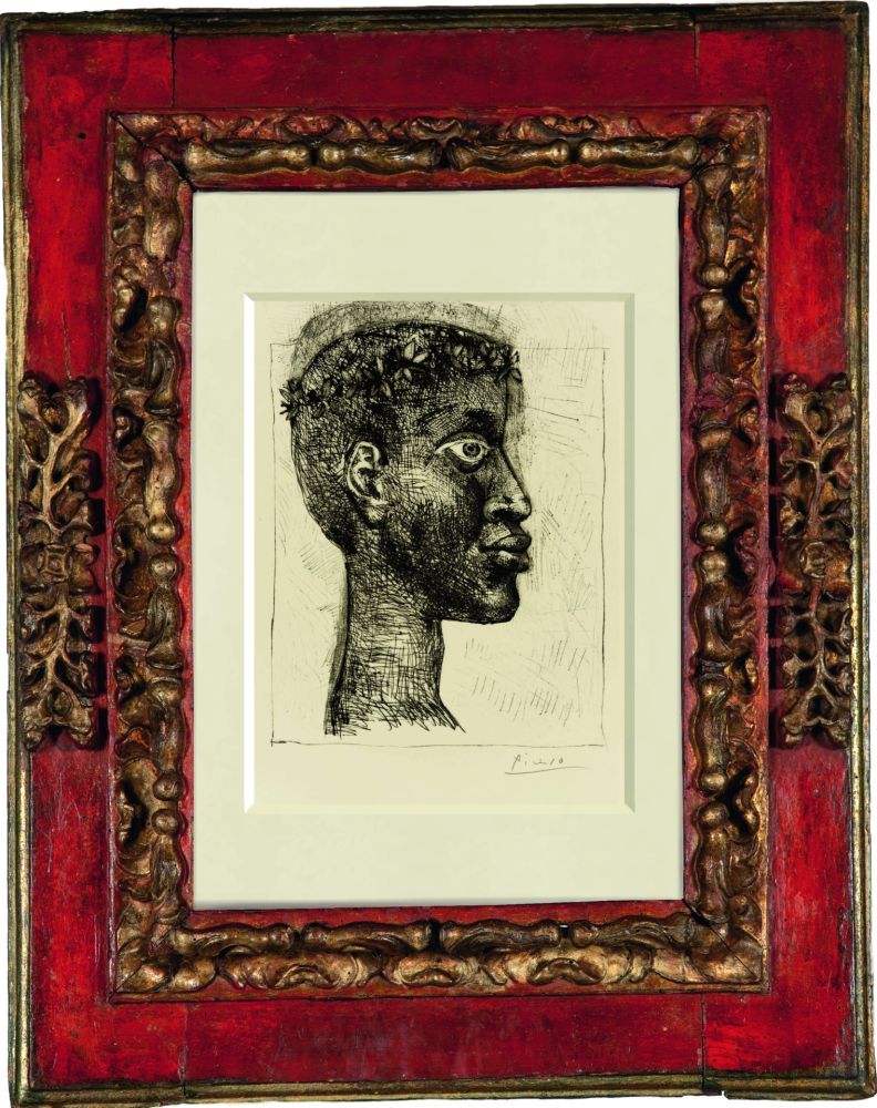 彫版 Picasso - Negre Negre Negre” Portrait of Aimè Cesare
