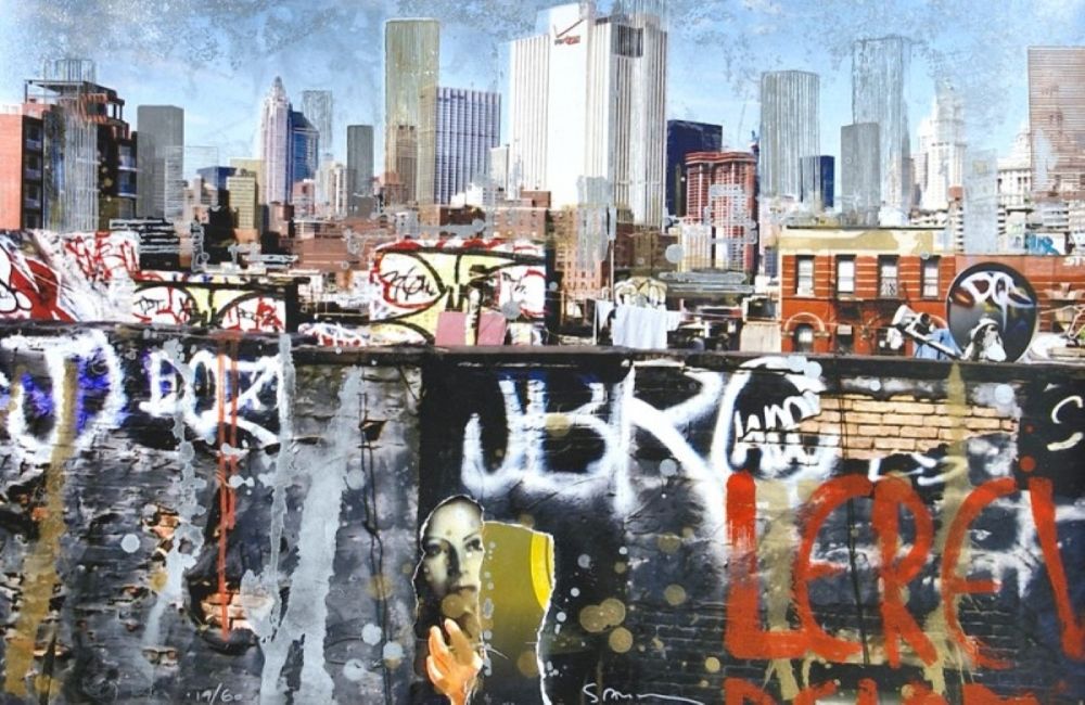 彫版 Salzmann - New York Le rêve