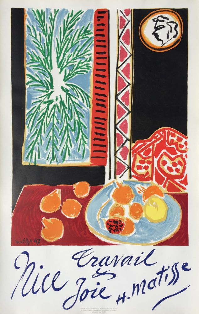 リトグラフ Matisse - Nice Travail et Joie