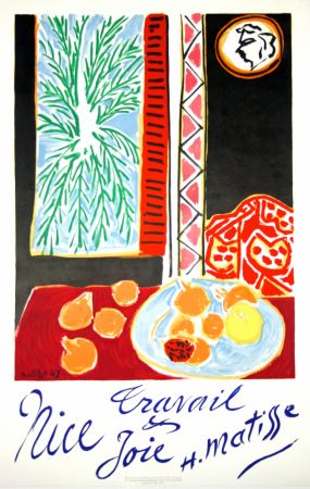 リトグラフ Matisse - Nice Travail et Joie