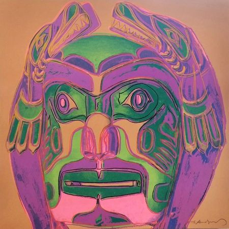 シルクスクリーン Warhol - NORTHWEST COAST MASK FS II.380