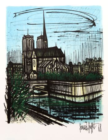 リトグラフ Buffet - Notre Dame