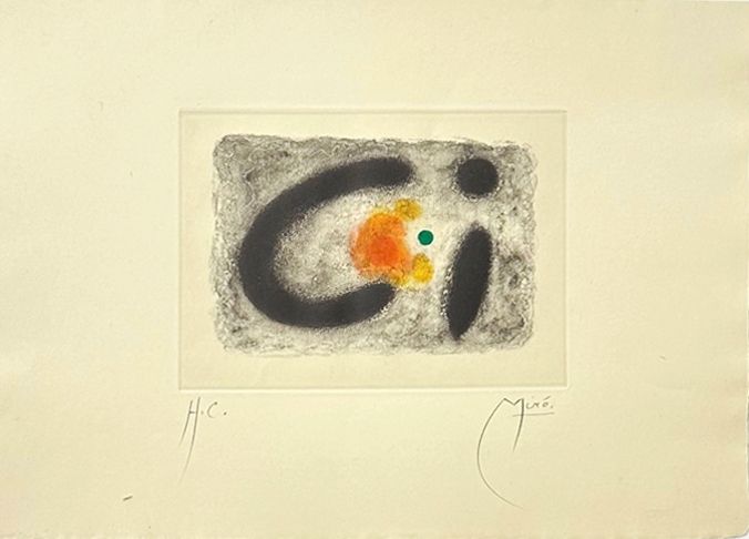 彫版 Miró - Nous avons