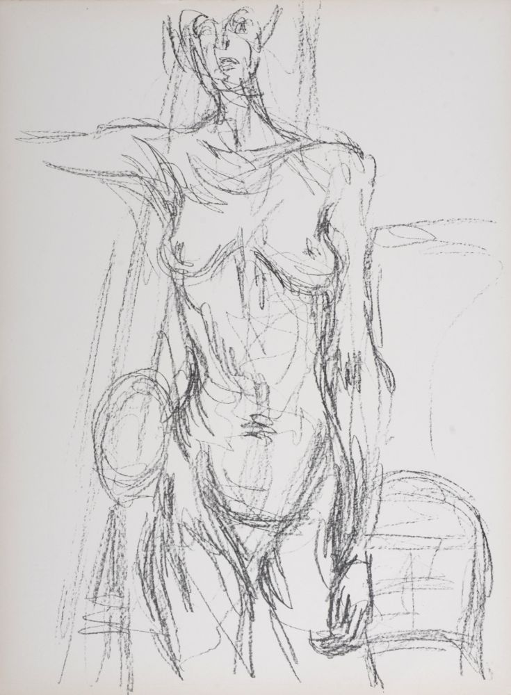 リトグラフ Giacometti - Nu, 1961