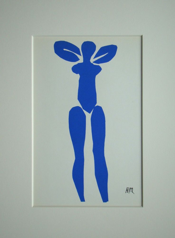 リトグラフ Matisse (After) - Nu bleu debout