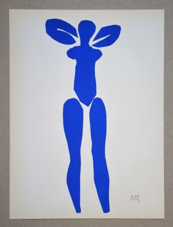 リトグラフ Matisse (After) - Nu bleu debout - 1952