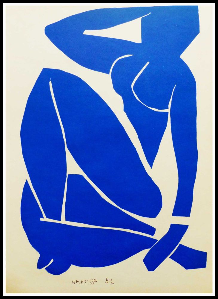リトグラフ Matisse (After) - NU BLEU I