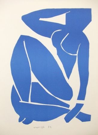 リトグラフ Matisse - Nu bleu (III)
