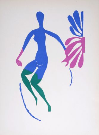 リトグラフ Matisse (After) - Nu Bleu III, 1958