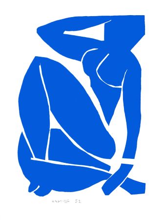 リトグラフ Matisse - Nu Bleu III (Blue Nude III)