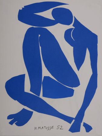 リトグラフ Matisse (After) - Nu Bleu IV, 1958