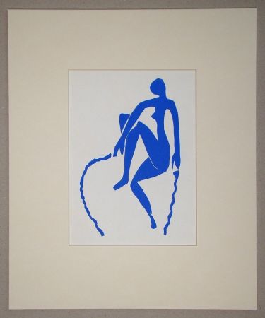 リトグラフ Matisse (After) - Nu bleu, sauteuse de corde - 1952