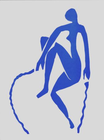 リトグラフ Matisse - Nu Bleu Sauteuse de corde, 1958