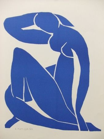 リトグラフ Matisse - Nu bleu(II)