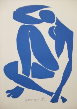 リトグラフ Matisse - Nu bleu(IV)