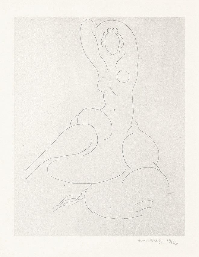彫版 Matisse - Nu pour Cleveland