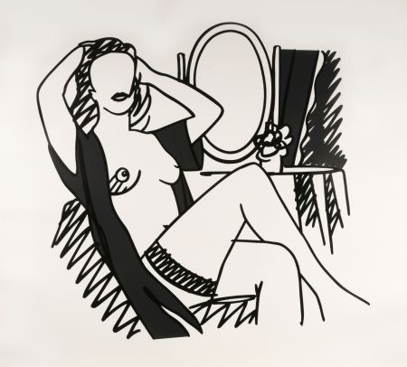 シルクスクリーン Wesselmann - Nude and Mirror