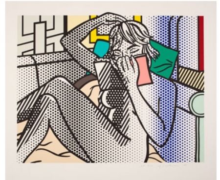 リトグラフ Lichtenstein - Nude Reading