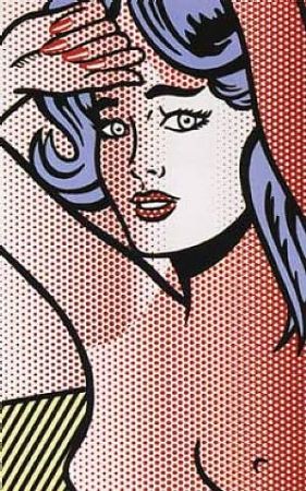 リトグラフ Lichtenstein - Nude with Blue Hair