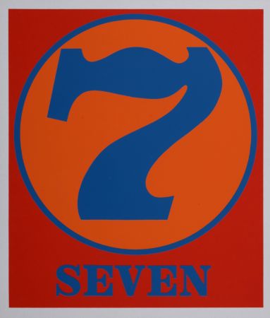 シルクスクリーン Indiana - Number 7, 1968