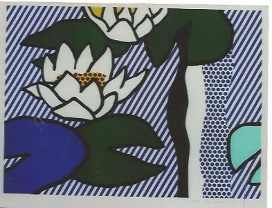 リトグラフ Lichtenstein - Nympheas - Water Lilies