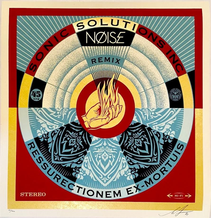 シルクスクリーン Fairey - NØISE/SSI Resurrectionem Ex-Mortuis Remix