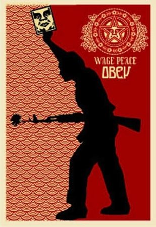 シルクスクリーン Fairey - Obey '04, from Retro Series