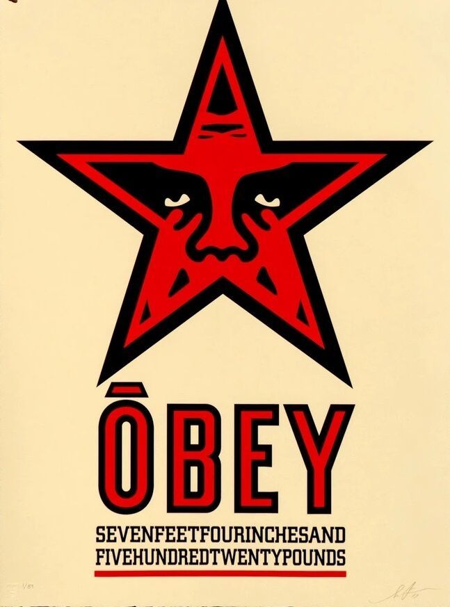 Shepard Fairey obey シルクスクリーン | reelemin242.com