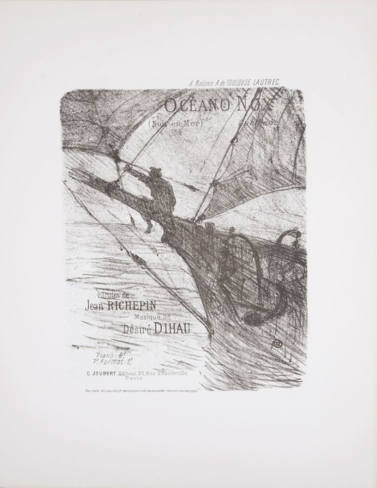 リトグラフ Toulouse-Lautrec - Oceano Nox, 1895