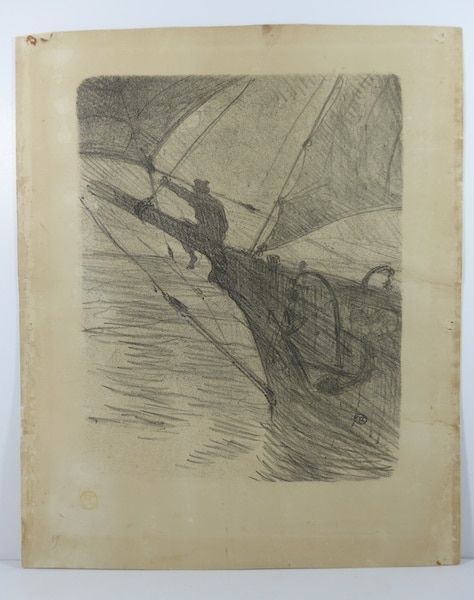 技術的なありません Toulouse-Lautrec -  Oceano Nox. 1895. 1er état. Numérotée.