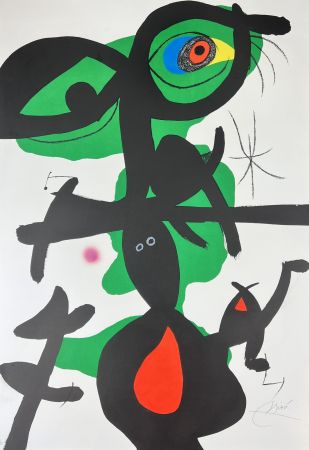 リトグラフ Miró - Oda à Joan Miró