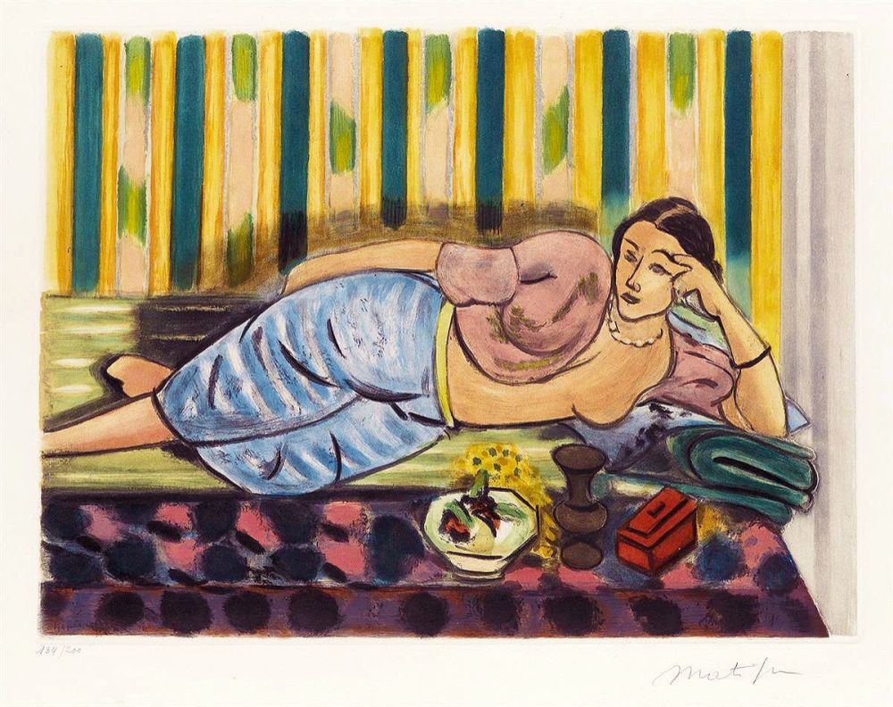 アクチアント Matisse - Odalisque au Coffret Rouge (Odalisque with Red Box)