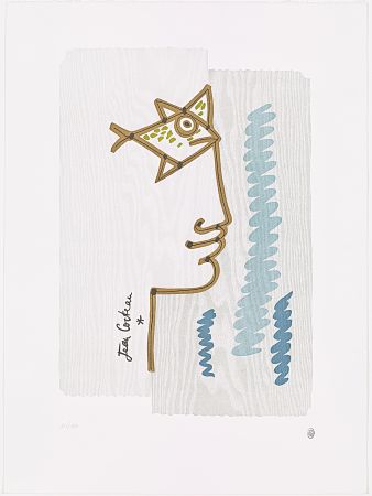 リトグラフ Cocteau - Oeil de poisson 