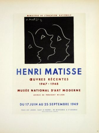 リトグラフ Matisse - Oeuvres Recentes Musée D'Art Moderne