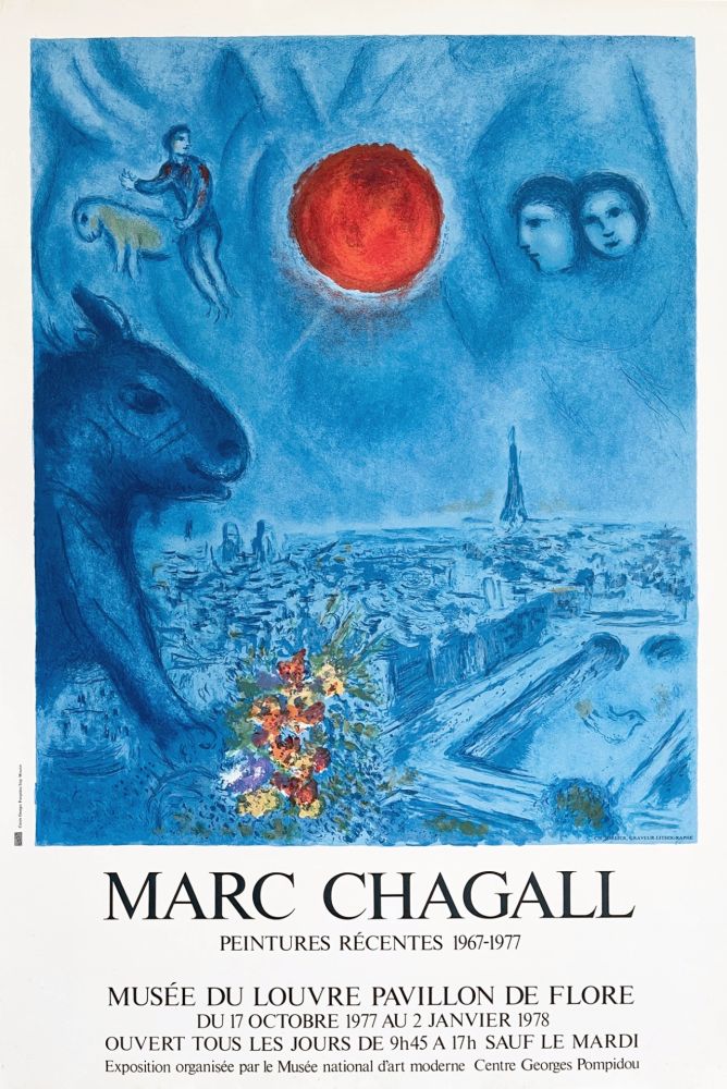 掲示 Chagall - Oeuvres récentes 1967-1977