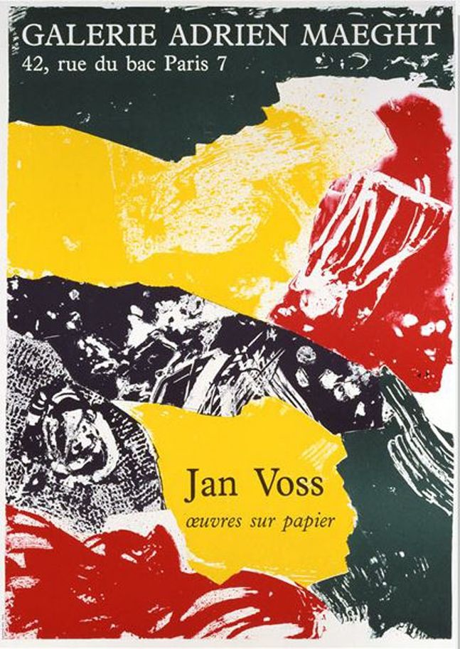 リトグラフ Voss - '' Oeuvres sur Papier ''