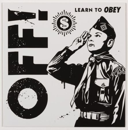 技術的なありません Fairey - OFF! Learn to Obey