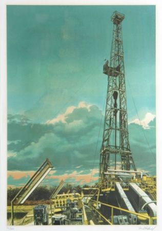 シルクスクリーン Blackwell - Oil Well