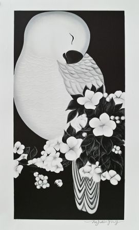 リトグラフ Tongzhengang - Oiseau 3
