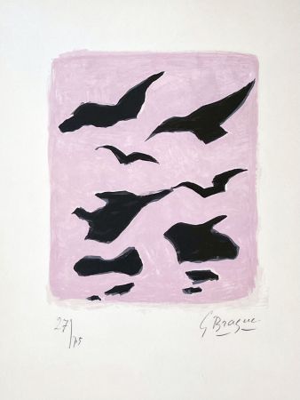 リトグラフ Braque - Oiseaux