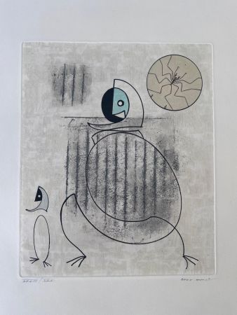 エッチングと　アクチアント Ernst - Oiseaux en péril 