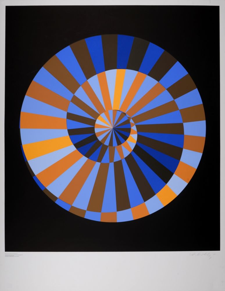 シルクスクリーン Vasarely - Olympia, 1972 - Hand-signed