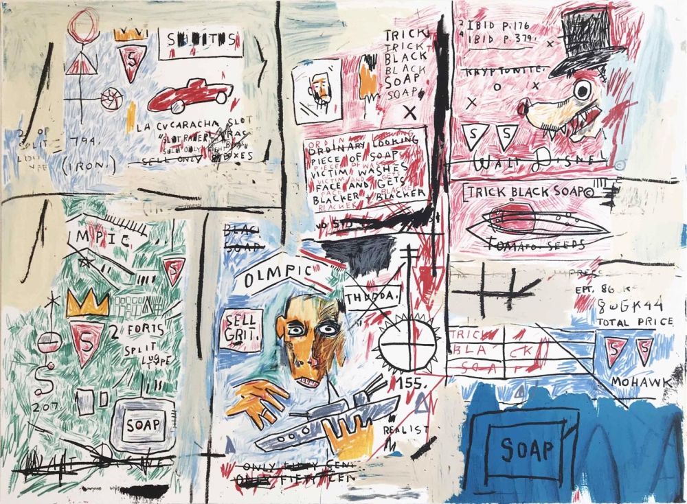 シルクスクリーン Basquiat - Olympic