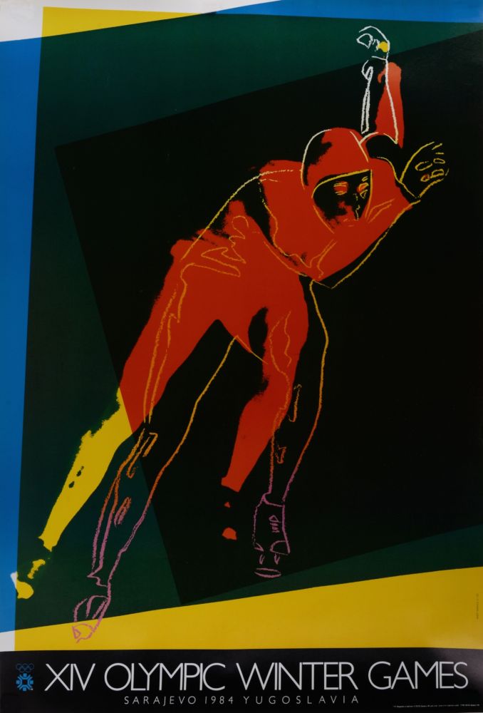 リトグラフ Warhol - Olympic Winter Games, Sarajevo 1984