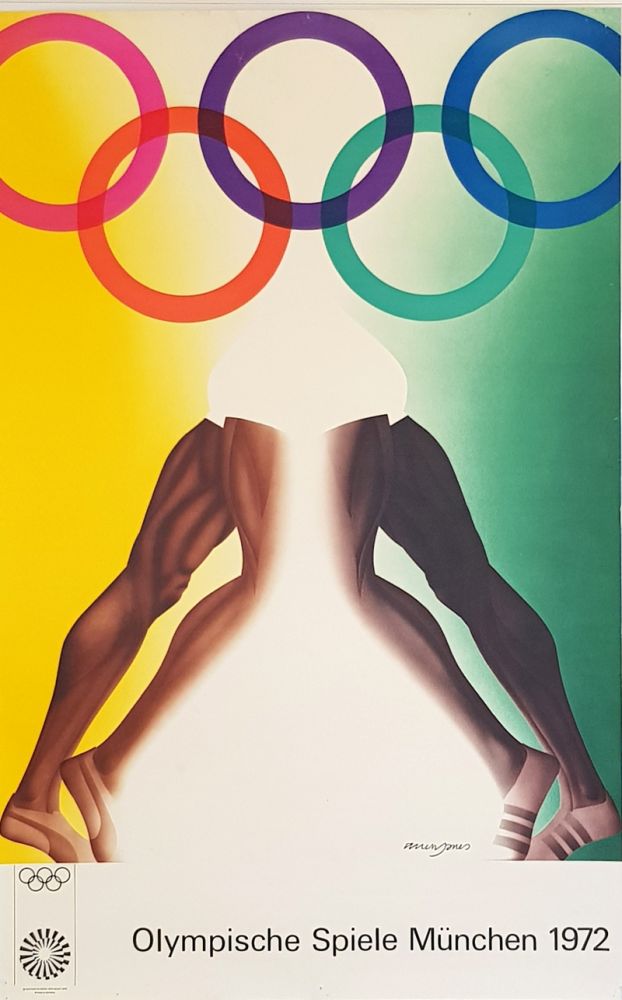 掲示 Jones - Olympishe  Spiele  Munchen  1972