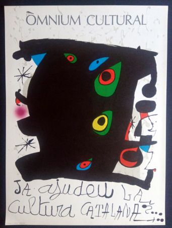 掲示 Miró - Omnium Cultural - Ja ajudeu la cultura catalana
