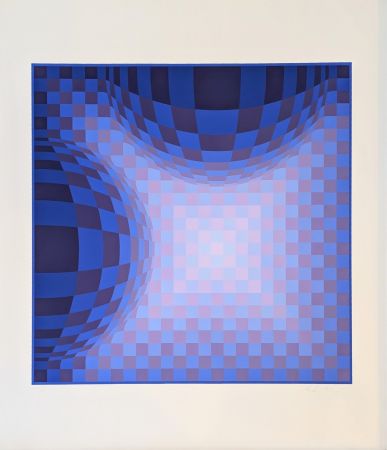 シルクスクリーン Vasarely - Ond DVA 