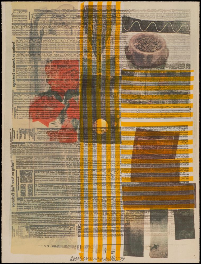 シルクスクリーン Rauschenberg - One More and We Will Be More Than Halfway There