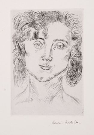 彫版 Matisse - One plate, from Cinquante Dessins (Duthuit Books 2)